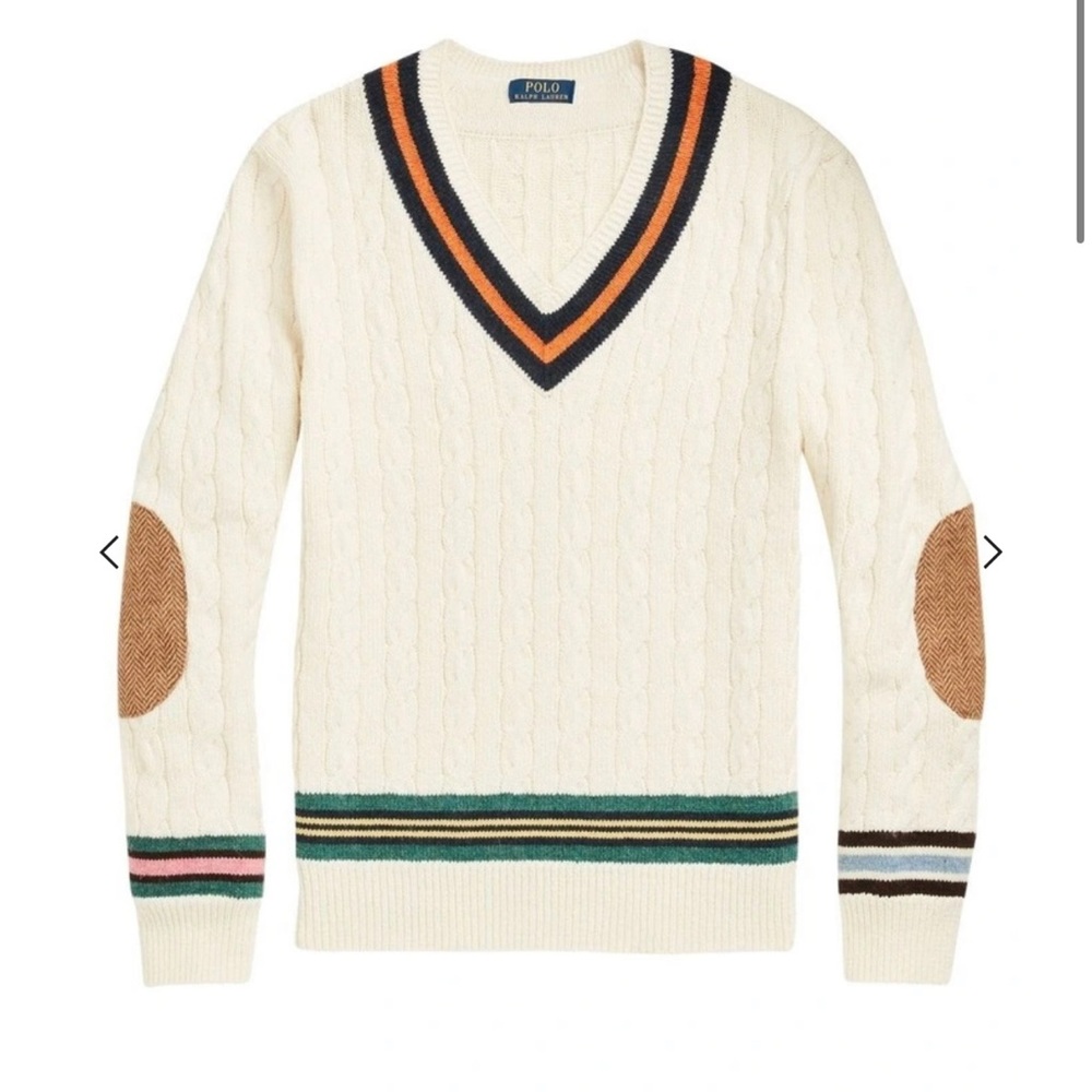 Polo Ralph Lauren V Neck Varsity Sweatshirt